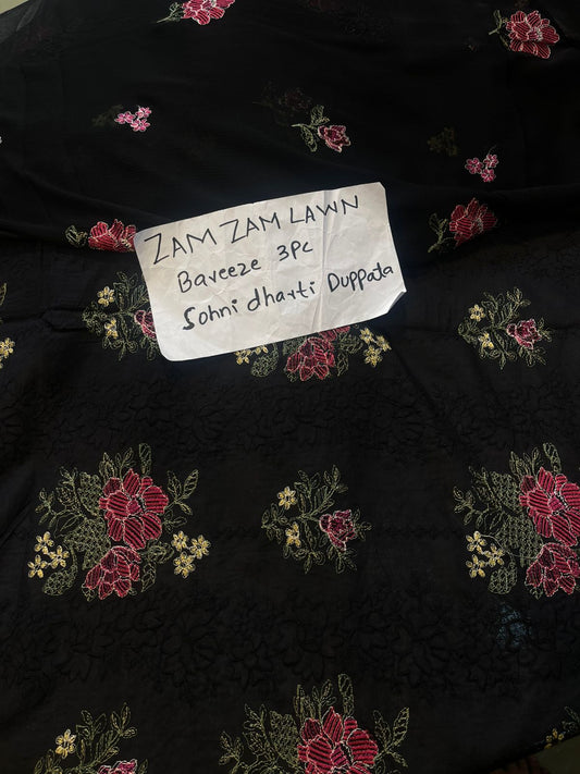 Bareeza Lawn 3piece