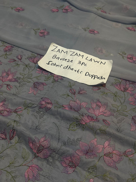 Bareeza Lawn 3piece