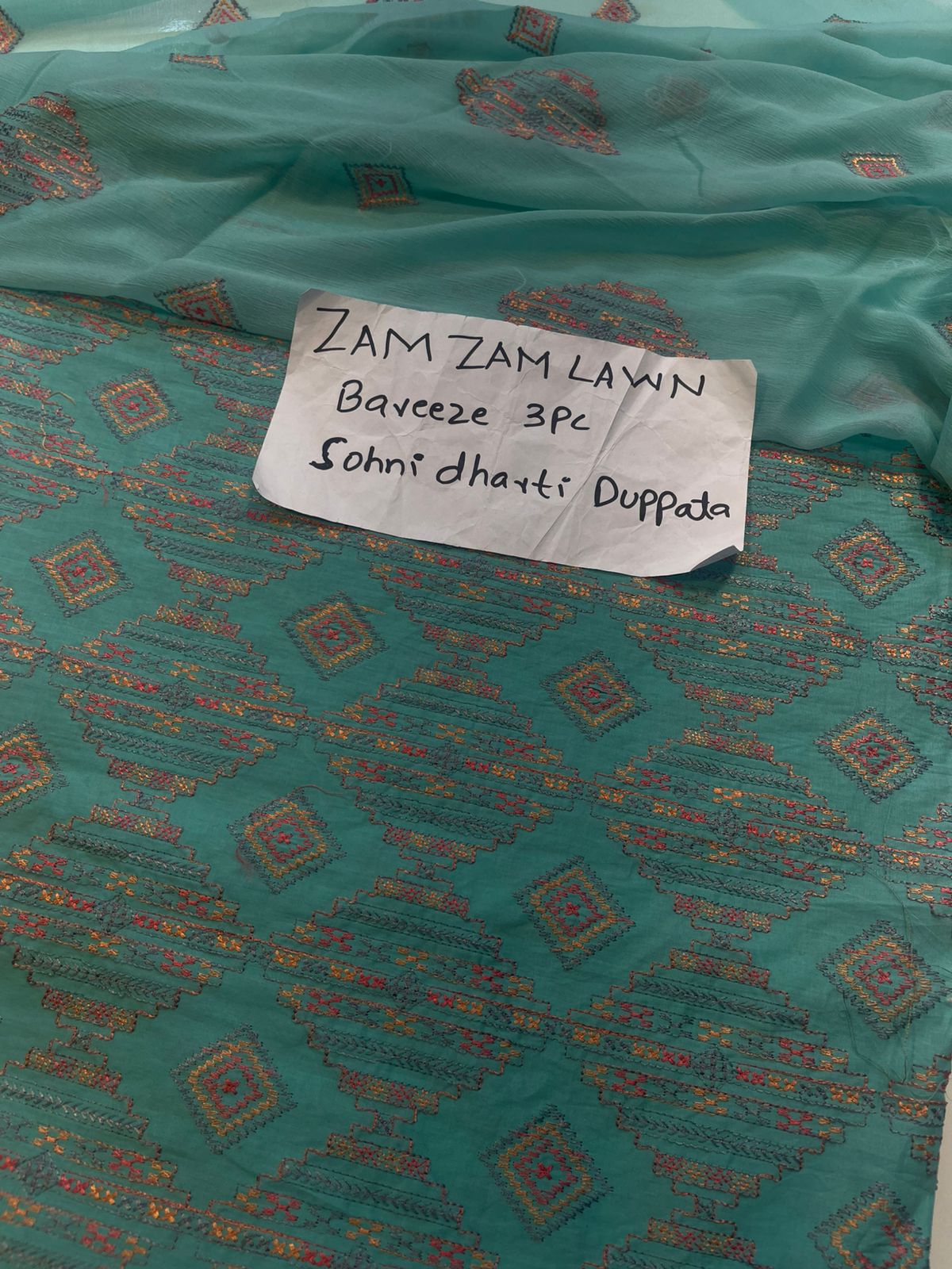 Bareeza Lawn 3piece