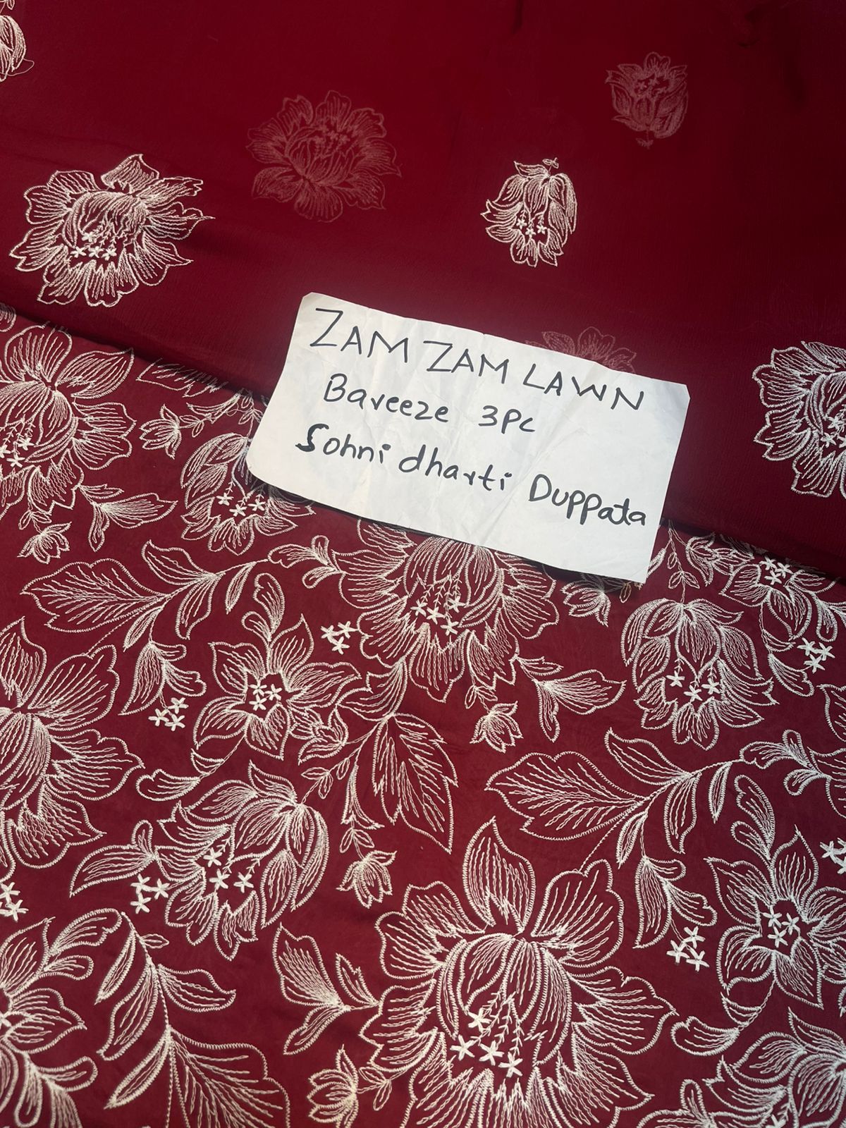 Bareeza Lawn 3piece