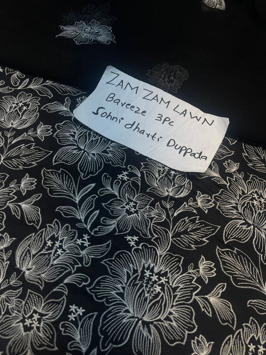 Bareeza Lawn 3piece