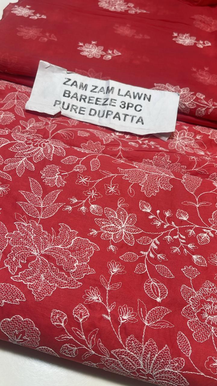 Bareeze Lawn 3piece