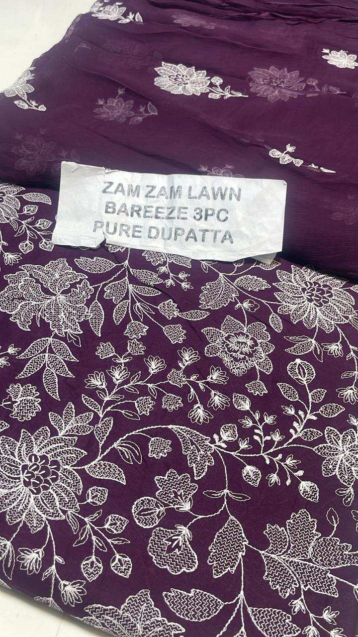 Bareeze Lawn 3piece