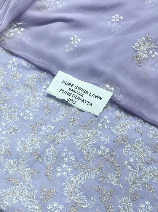 3 Piece Swiss Lawn