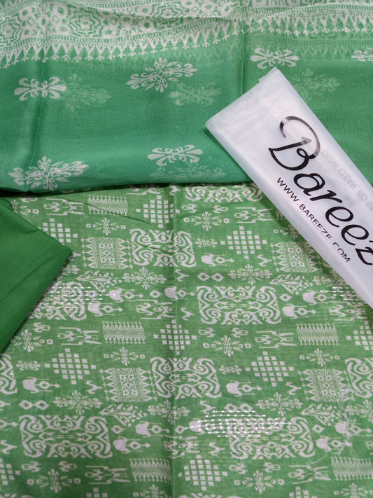Bareeze Print lawn 3piece